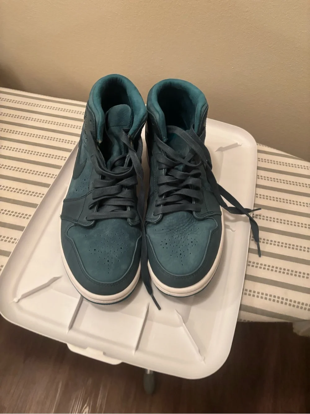 Special Edition Air Jordan 1 Mid “Anti Gravity Machines” sneakers featuring a pr